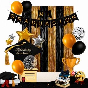 SET DE GLOBOS MI GRADUACION 11 UNIDADES (DXW01-21)